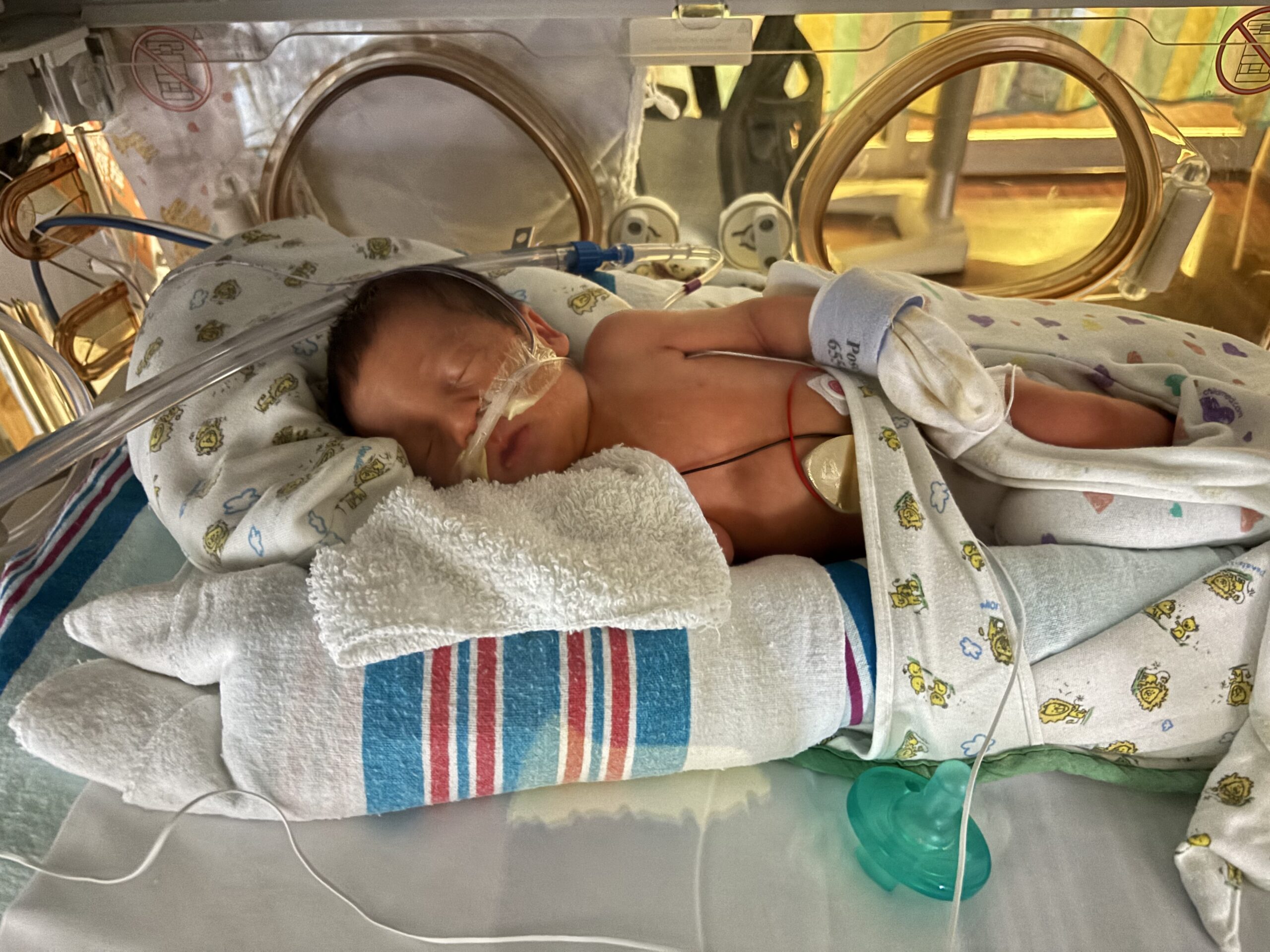 baby Walter in NICU